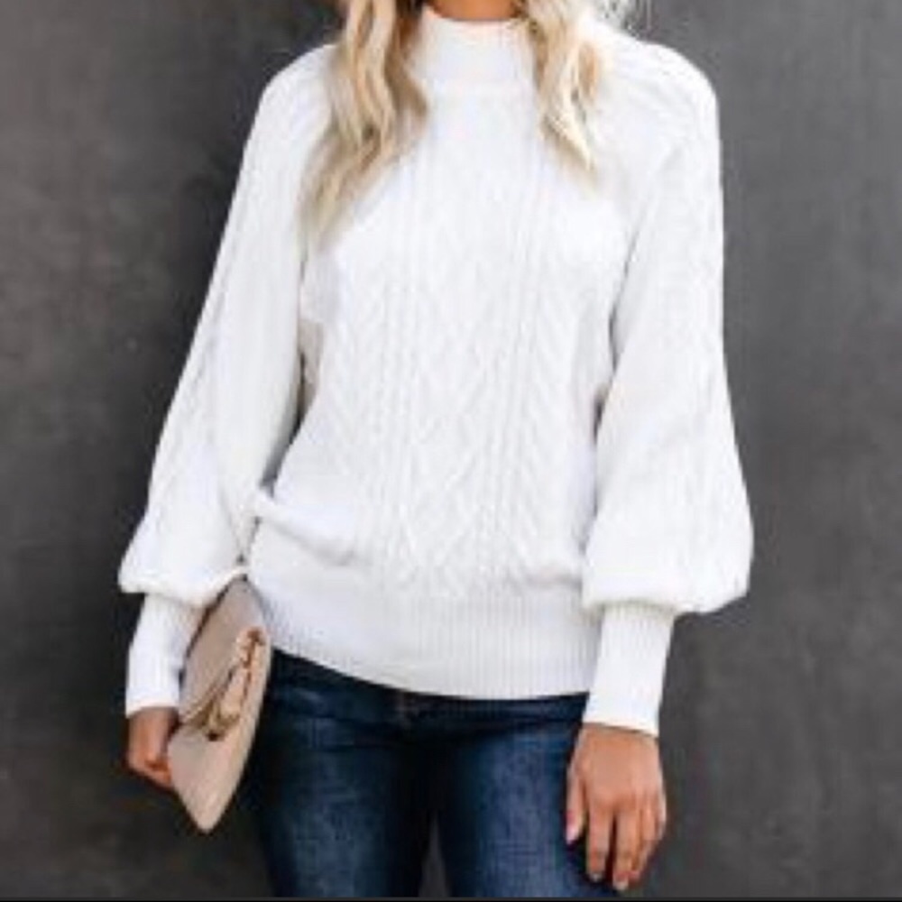 White sweater